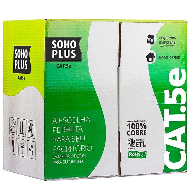 cabo de rede cat5e furukawa sohoplus cx 305m azul (mp)