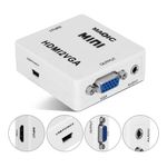 adaptador conversor vga para hdmi vga2hdmi preto (mp)