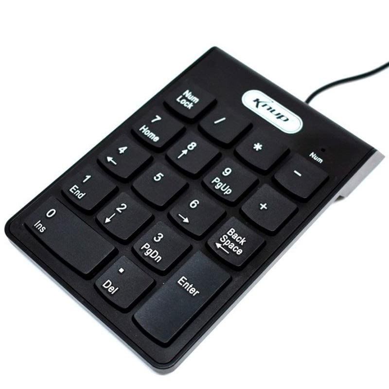 teclado numérico knup kp-2003a preto (mp)