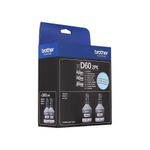 kit refil de tinta brother btd602pk preto (mp)