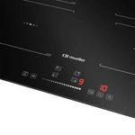 cooktop 4 bocas mueller de indução com turbo 220v preto mcn4bk