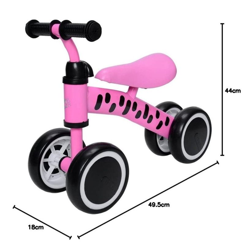 bicicleta de equilíbrio zippy toys sem pedal 7625 rosa