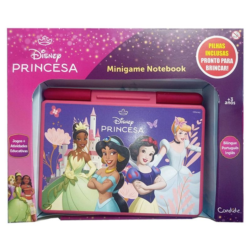 brinquedo notebook princesas candide minigame 54040