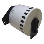 bobina para impressora de etiquetas brother dk-2205 62mm x 30m branca (mp)