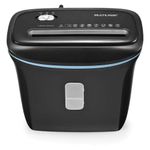 fragmentadora de papel multilaser of006 6 folhas 11l 220v preta (mp)