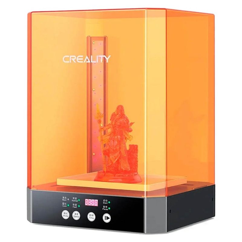 máquina de lavagem e cura 3d creality uw-03 1003020054i branca (mp)