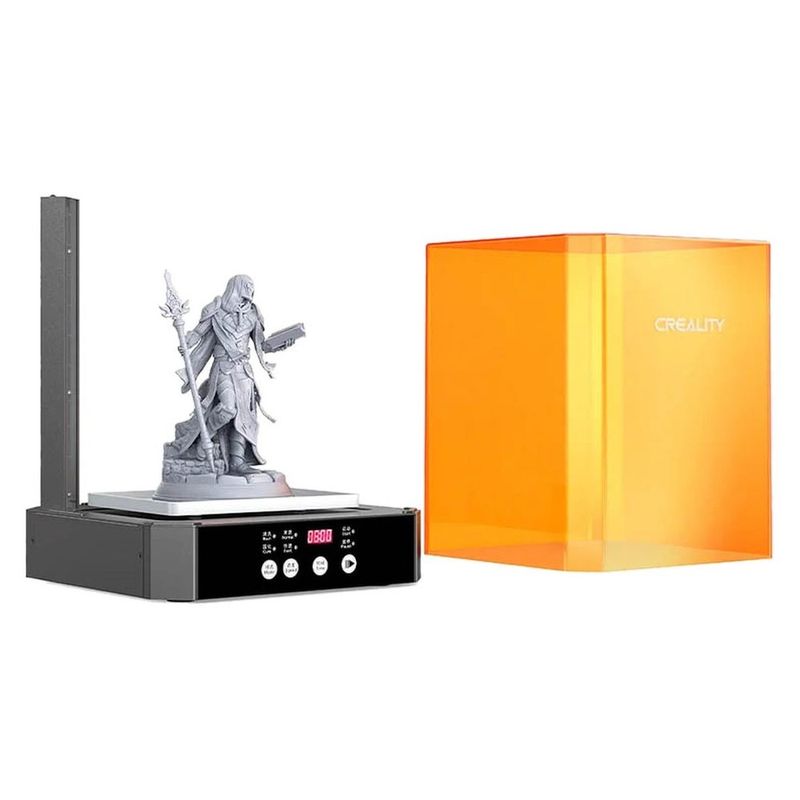 máquina de lavagem e cura 3d creality uw-03 1003020054i branca (mp)