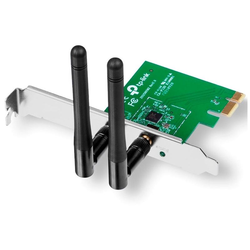 placa de rede sem fio tp-link wn881nd 300mbps pci-e verde (mp)