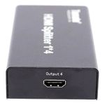 splitter hdmi tomate mtv-114 1x4 full hd preto (mp)