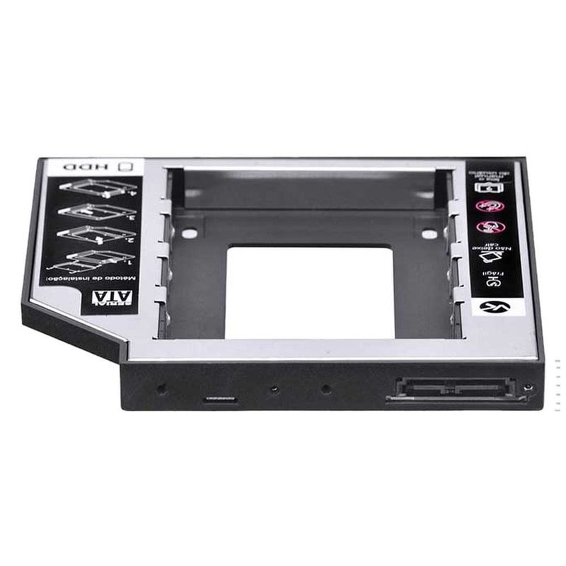 case caddy ac-127 gaveta hd ssd 12.7mm preto (mp)