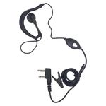 fone de ouvido baofeng walkie talkie compatível preto (mp)
