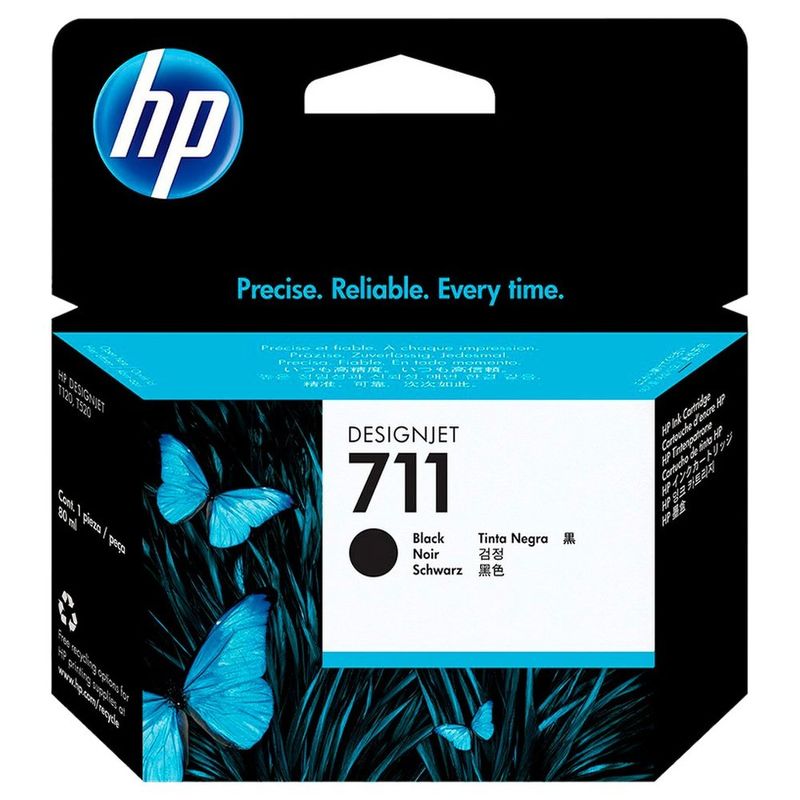 cartucho hp 711 cz133ab 80ml preto (mp)