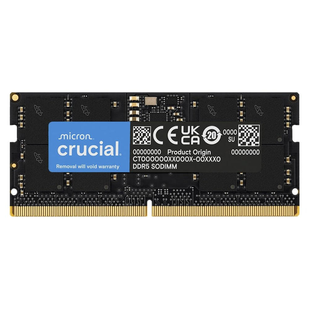 Memória Desktop Crucial CT32G56C46S5 DDR5 32GB 5600MHZ Preto (MP)