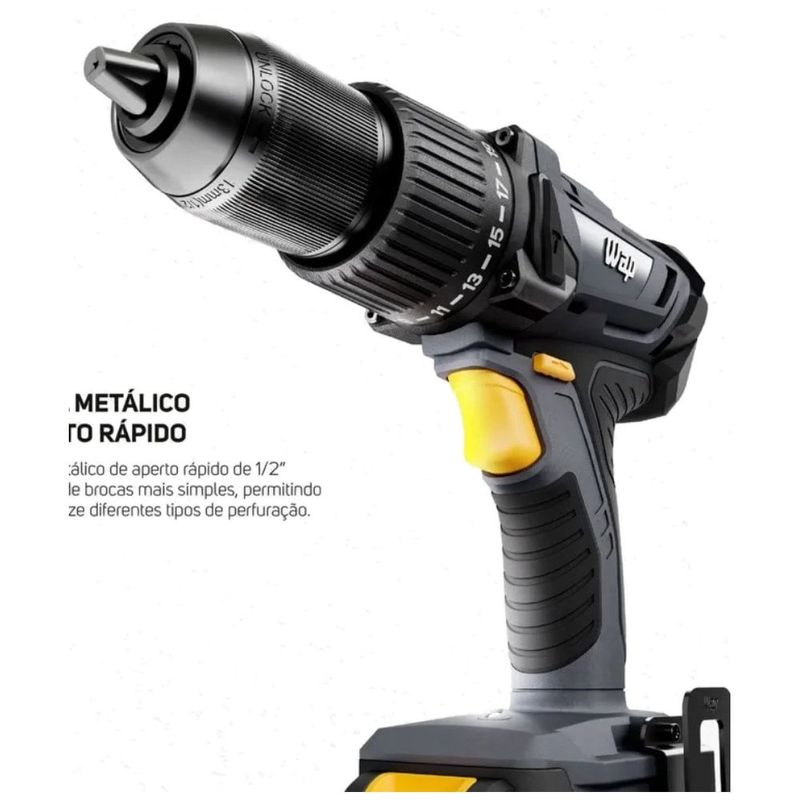 Parafusadeira E Furadeira WAP K21 ID03 21V (MP)