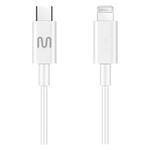 cabo de dados multi wi454 usb-c lightning 1.2m branco (mp)