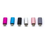 adaptador otg v8 usb tipo c preto genérico otg (mp)