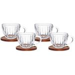 conjunto 4 peças xícara café montec 80ml jgxc133