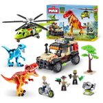 bloco max dino 592 peças candide 25011