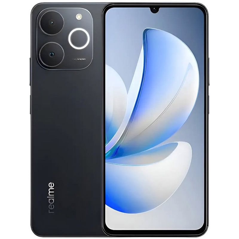 realme Note 70T 本体 Smartphone Realme Note 70 256GB 4GB Obsidian Black