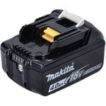 bateria makita de li-ion 18v 6.0ah lxt bl1860b preto