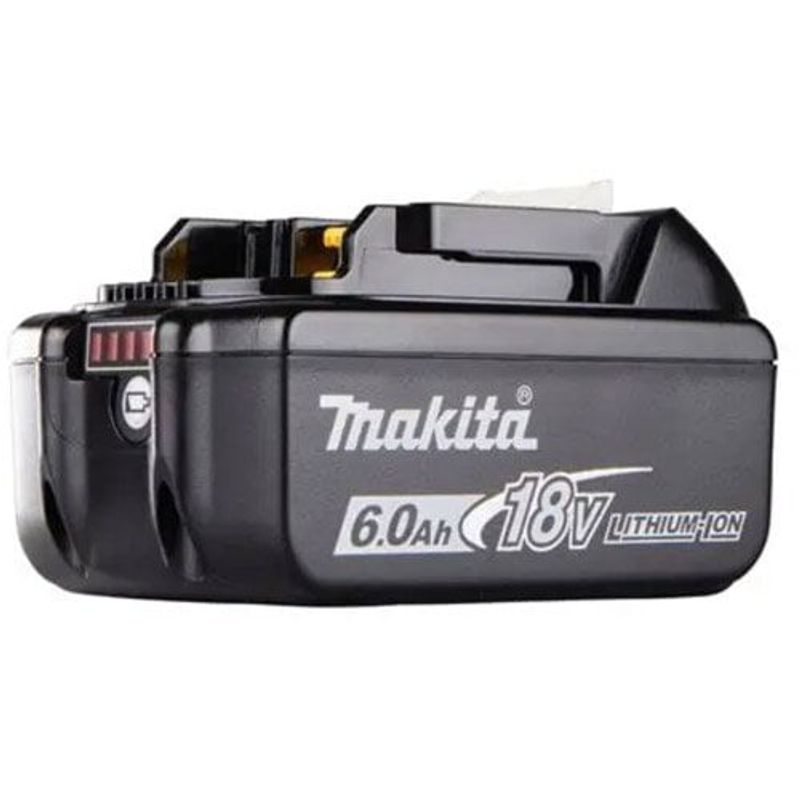 bateria makita de li-ion 18v 6.0ah lxt bl1860b preto