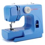 mini máquina de costura singer bivolt azul m1005