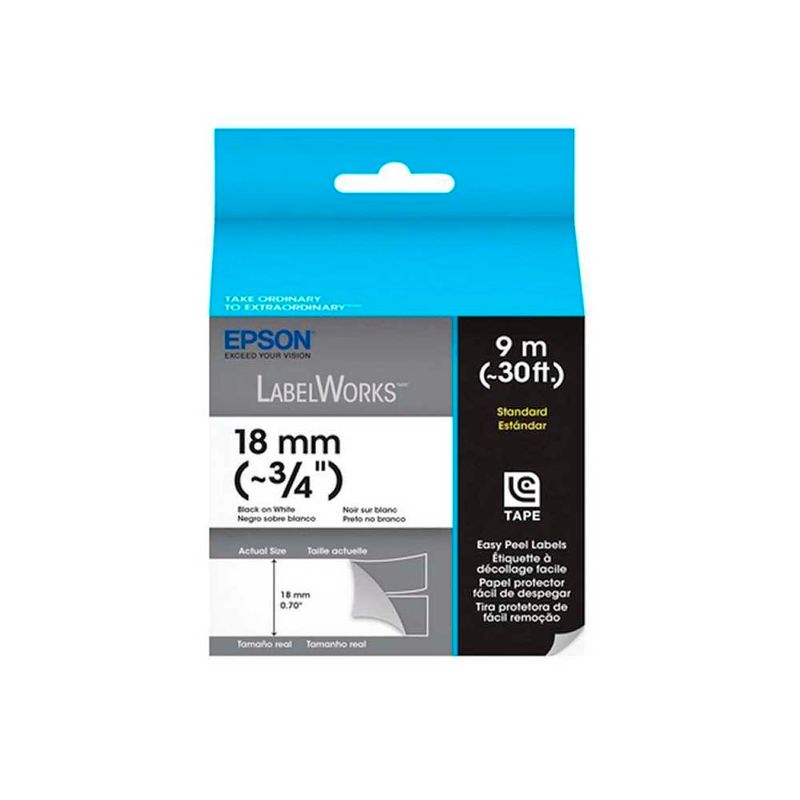 fita para etiquetadora epson lc-5wbn9 branca (mp)