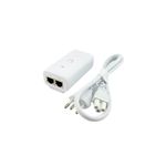 fonte injetor poe ubiquiti u-poe-br 15w gigabit preto (mp)