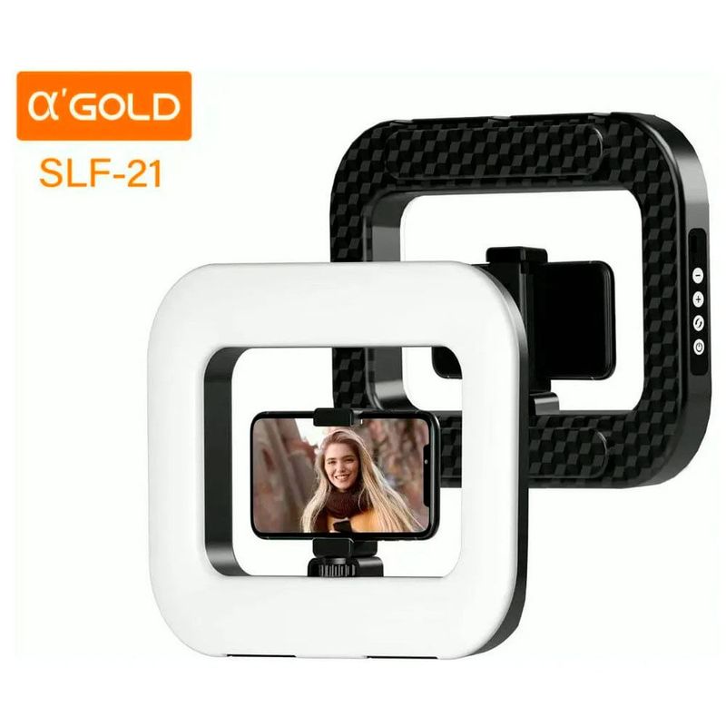 ring light led a'gold portátil slf-21 (mp)