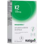 suplemento alimentar vitamina k2 120mcg 30 gelcaps katiguá