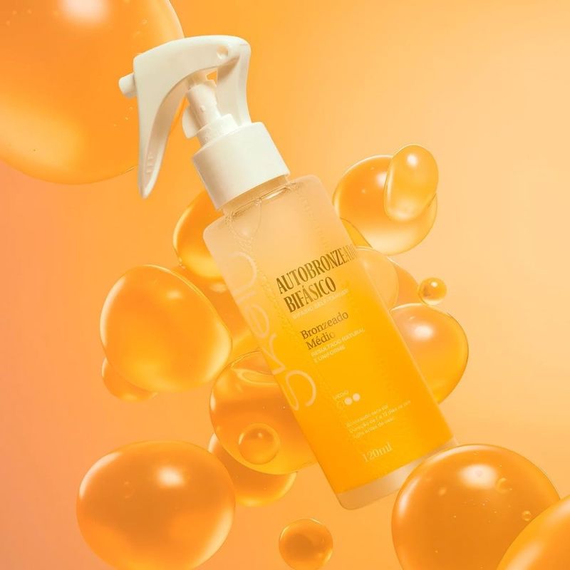 autobronzeador bifásico skelt bronzeado médio 120ml