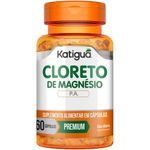 suplemento alimentar cloreto de magnésio 60 cápsulas katiguá