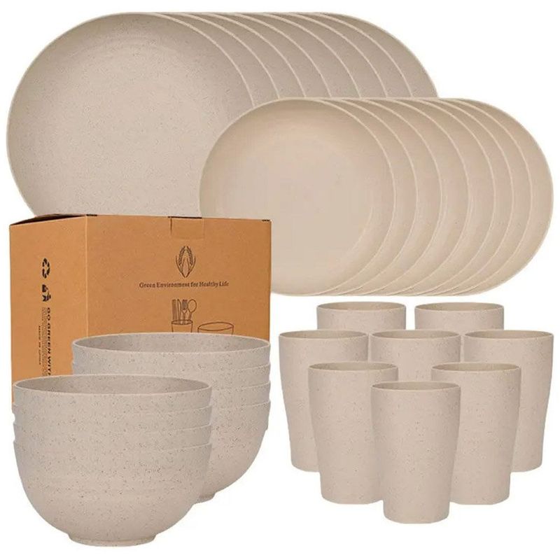 conjunto de mesa de jantar xiongzhi bege e-bi