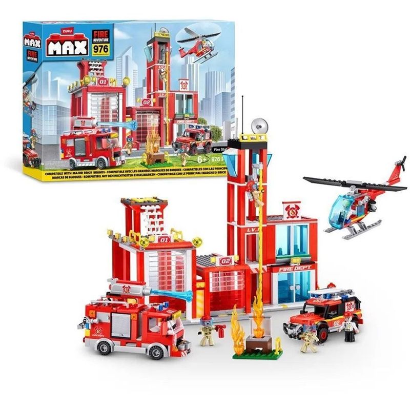 bloco candide max fire 976 peças 25009