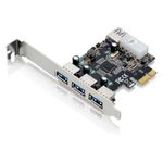 placa pci-e usb 3.0 multilaser 4 portas usb 3.0 3 frontais 1 traseira ga130 (mp)