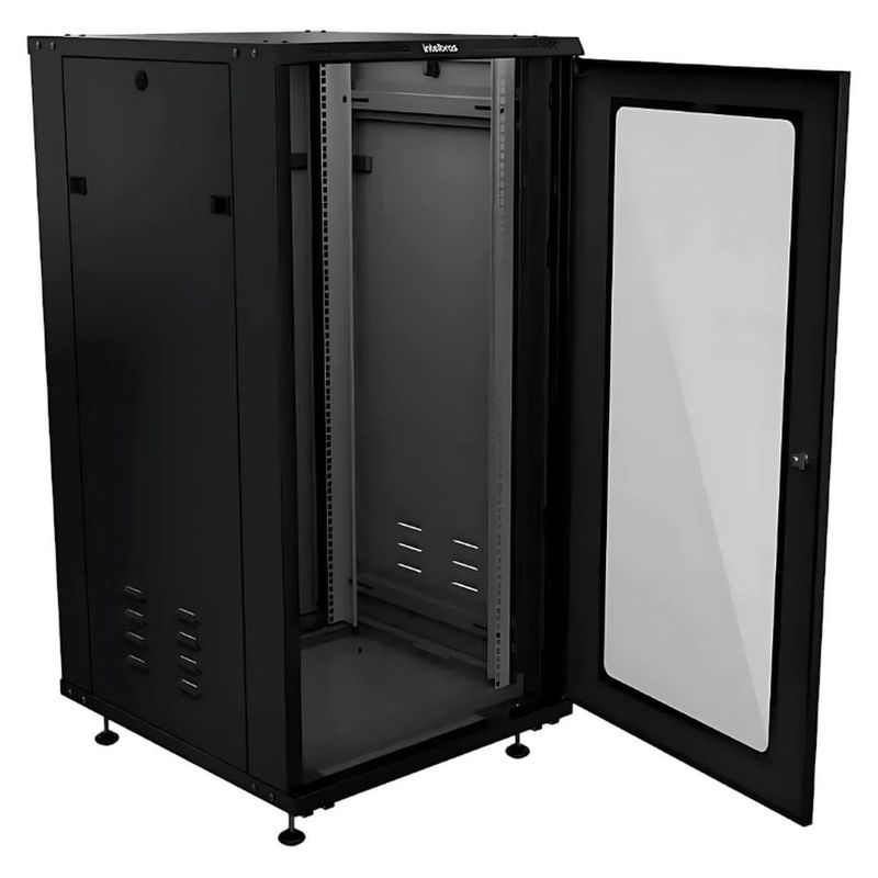 rack de piso desmontável intelbras 24u 670mm rpd 2467 4772467 (mp)