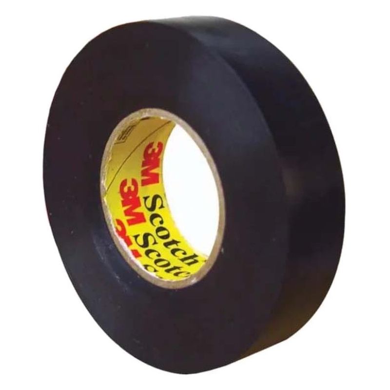 fita isolante 3m 19mm x 20m 33+ scotch 5344 preta (mp)