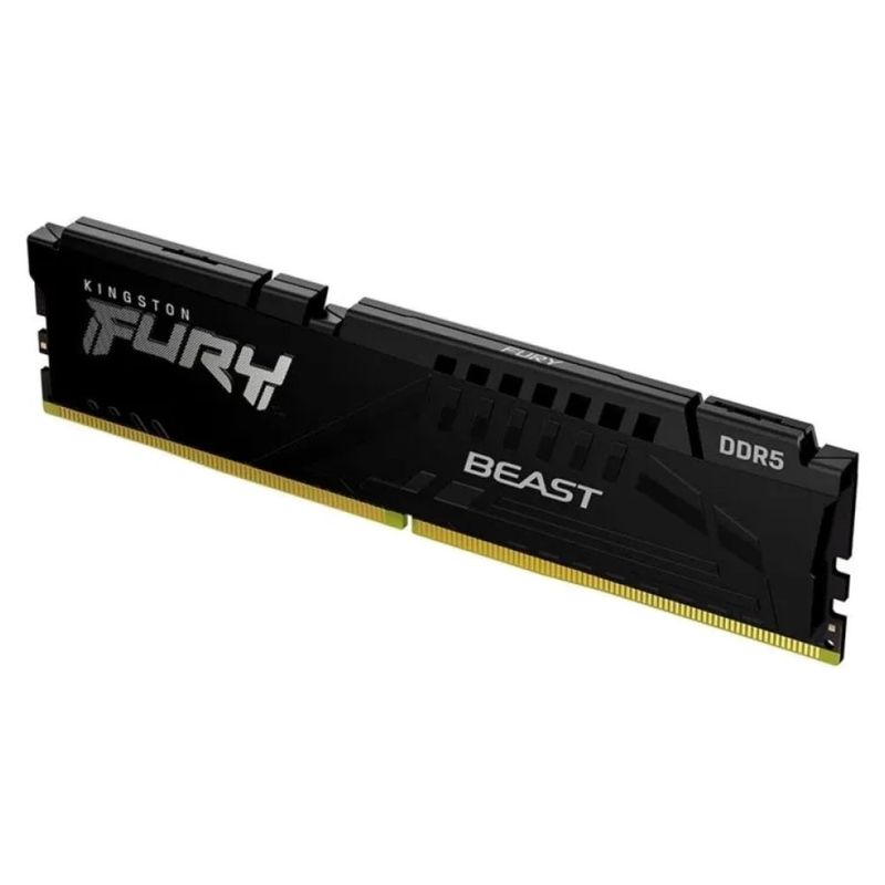 memória para desktop kingston ddr5 gamer 16gb 5600mhz fury beast kf556c40bb16 (mp)