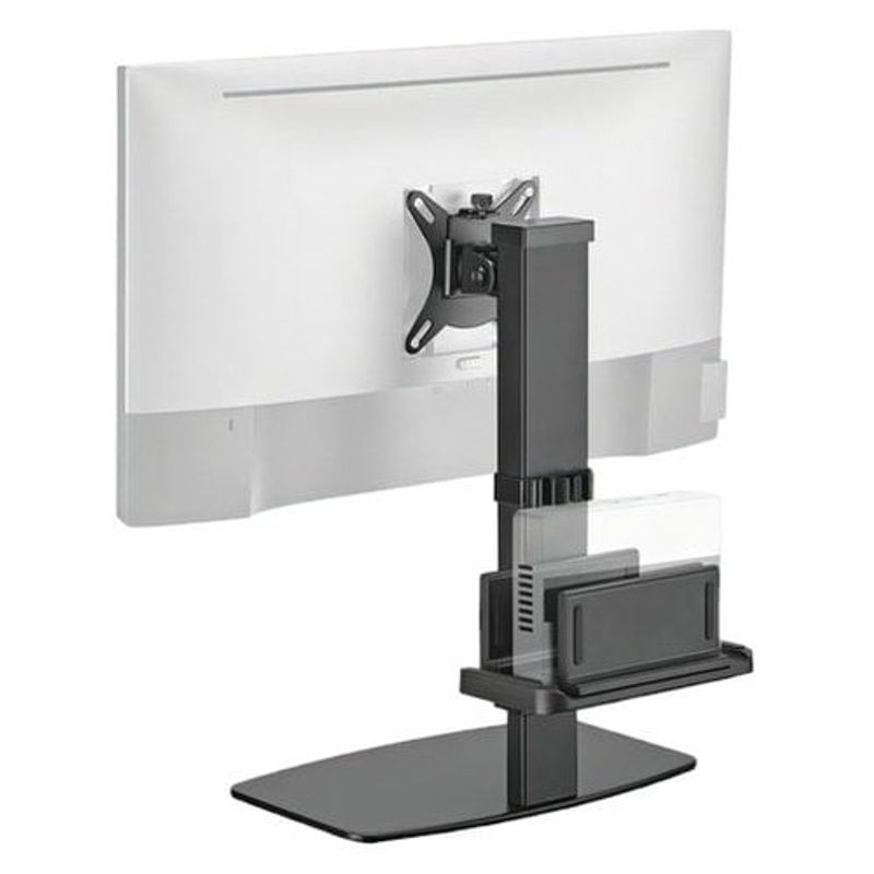 suporte de mesa fixo pcyes para monitor 17" a 32" vertical smd-100 (mp)