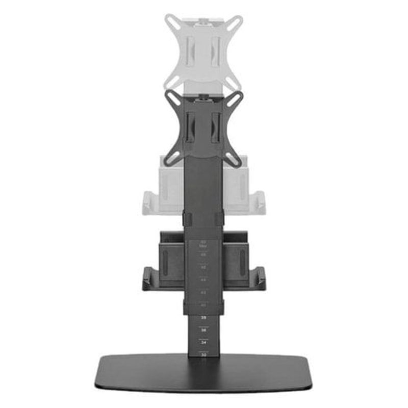 suporte de mesa fixo pcyes para monitor 17" a 32" vertical smd-100 (mp)