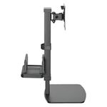 suporte de mesa fixo pcyes para monitor 17" a 32" vertical smd-100 (mp)