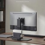 suporte de mesa fixo pcyes para monitor 17" a 32" vertical smd-100 (mp)