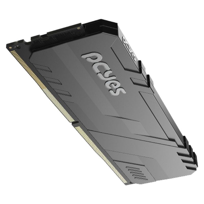 memória para desktop ddr5 16gb 5600mhz pcyes black com dissipador pm165600d5b (mp)