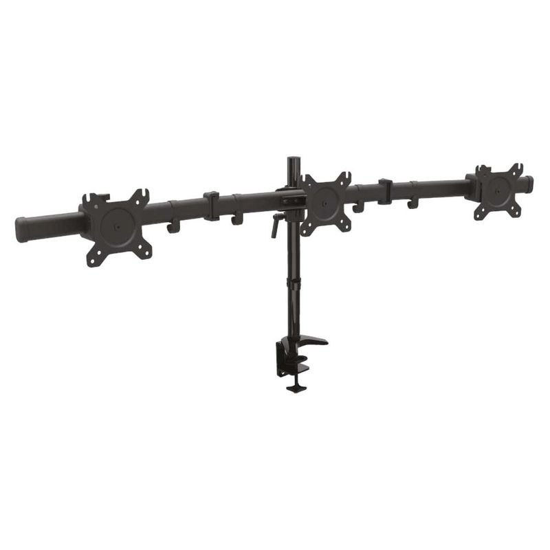 suporte de mesa sumay fixo para três monitores 13" a 27" sm-300 (mp)
