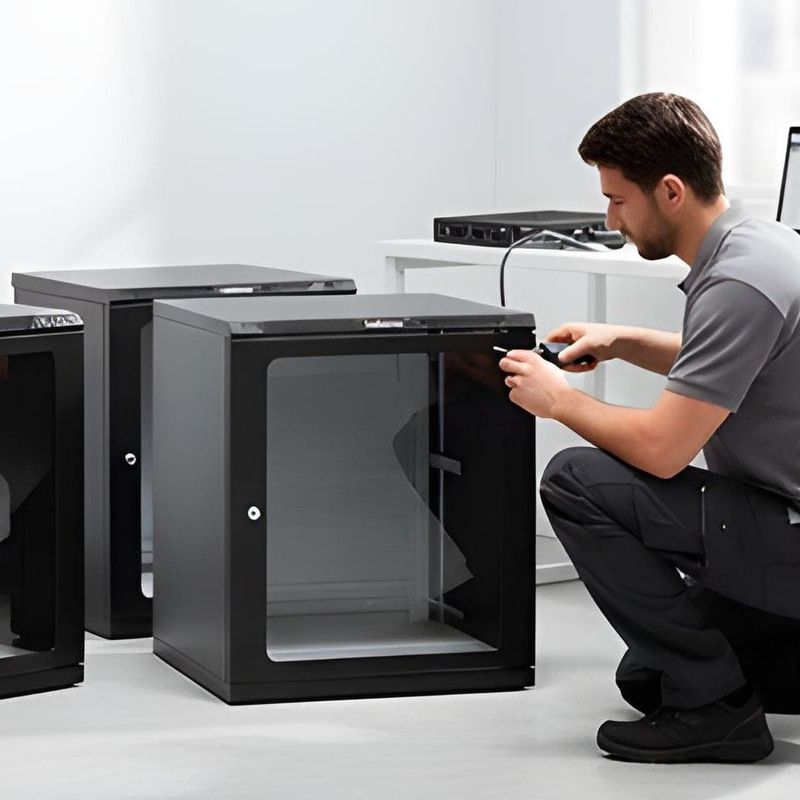 mini rack desmontável intelbras 16u mrd 1647 470mm 4300553 (mp)