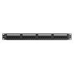 patch panel intelbras impact lan cat.5e 24 portas pp524 4770037 (mp)