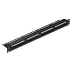 patch panel intelbras impact lan cat.5e 24 portas pp524 4770037 (mp)
