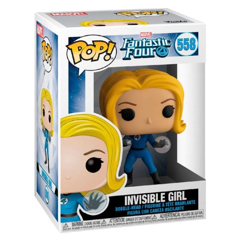 funko pop quarteto fantástico mulher invisível 85035 (mp)