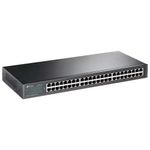 switch 48 portas tp-link fast ethernet 10/100 mbps tl-sf1048 montável em rack (mp)