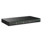 switch 48 portas gigabit 10/100/1000 mbps + 4 gbic sfp intelbras gerenciável s2352g-b 4760112 (mp)